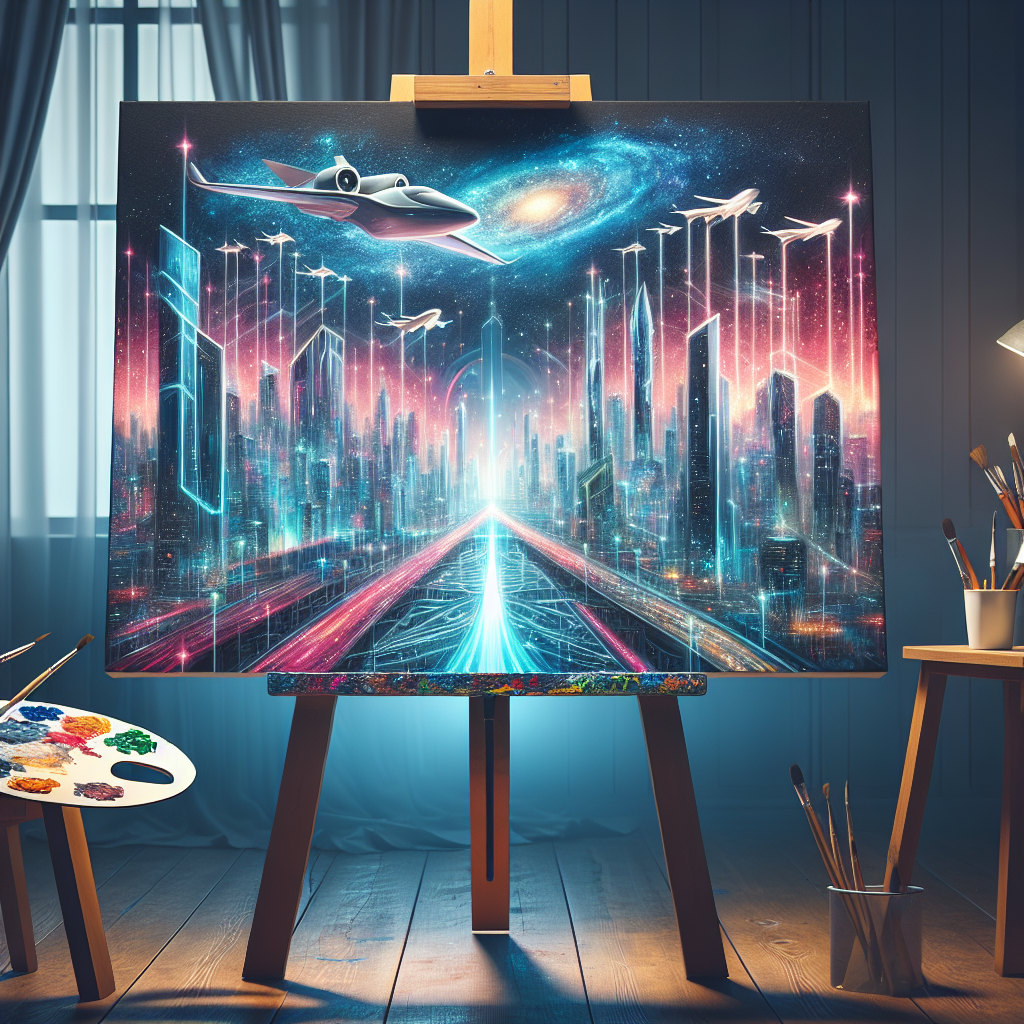 La visión futurista de un pintor visionario