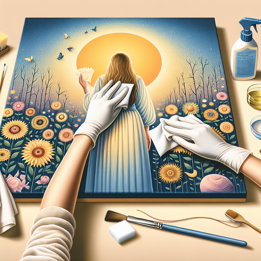 Cómo limpiar cuadros decorativos en canvas sin dañar los colores