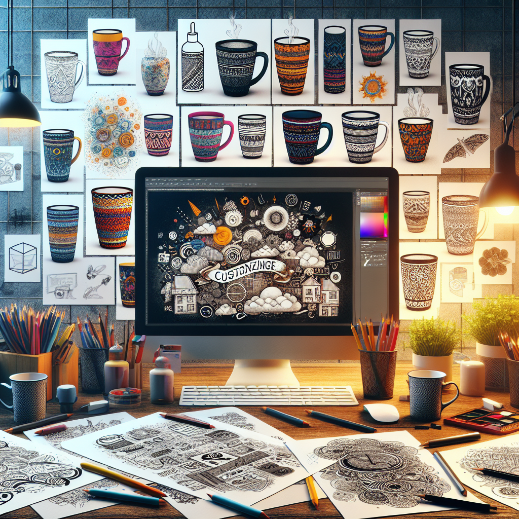 El proceso creativo detrás del diseño de tazas personalizadas