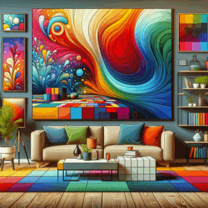 La Influencia del Color en los Cuadros para Sala