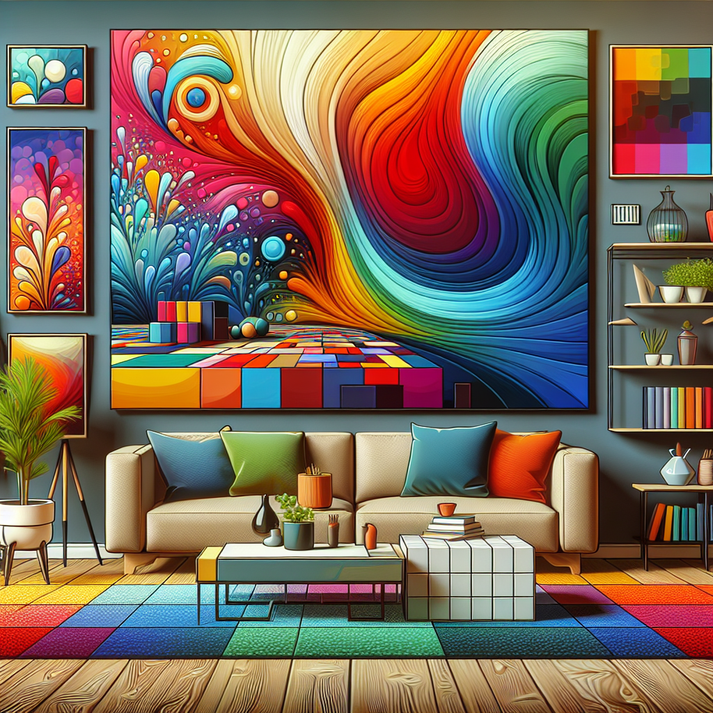 La Influencia del Color en los Cuadros para Sala