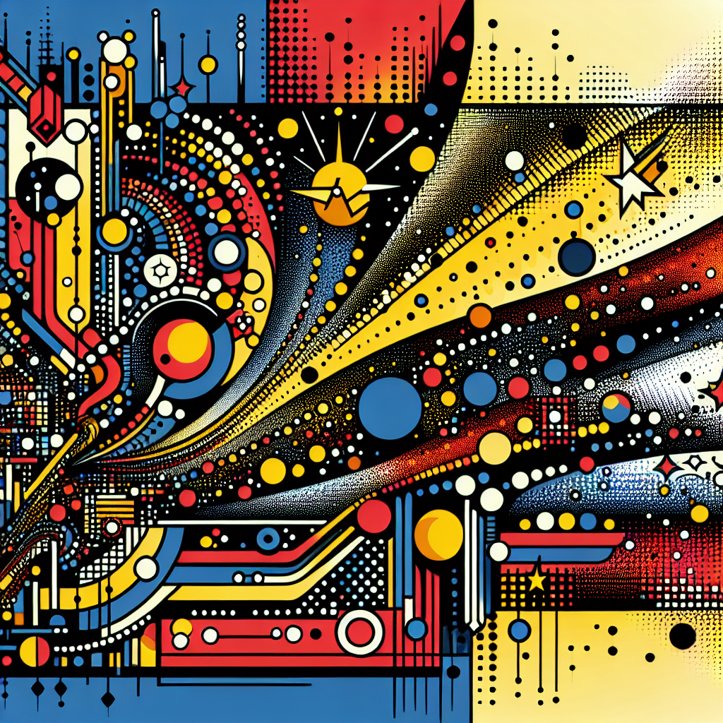 La magia del punto y la línea en las composiciones de Lichtenstein