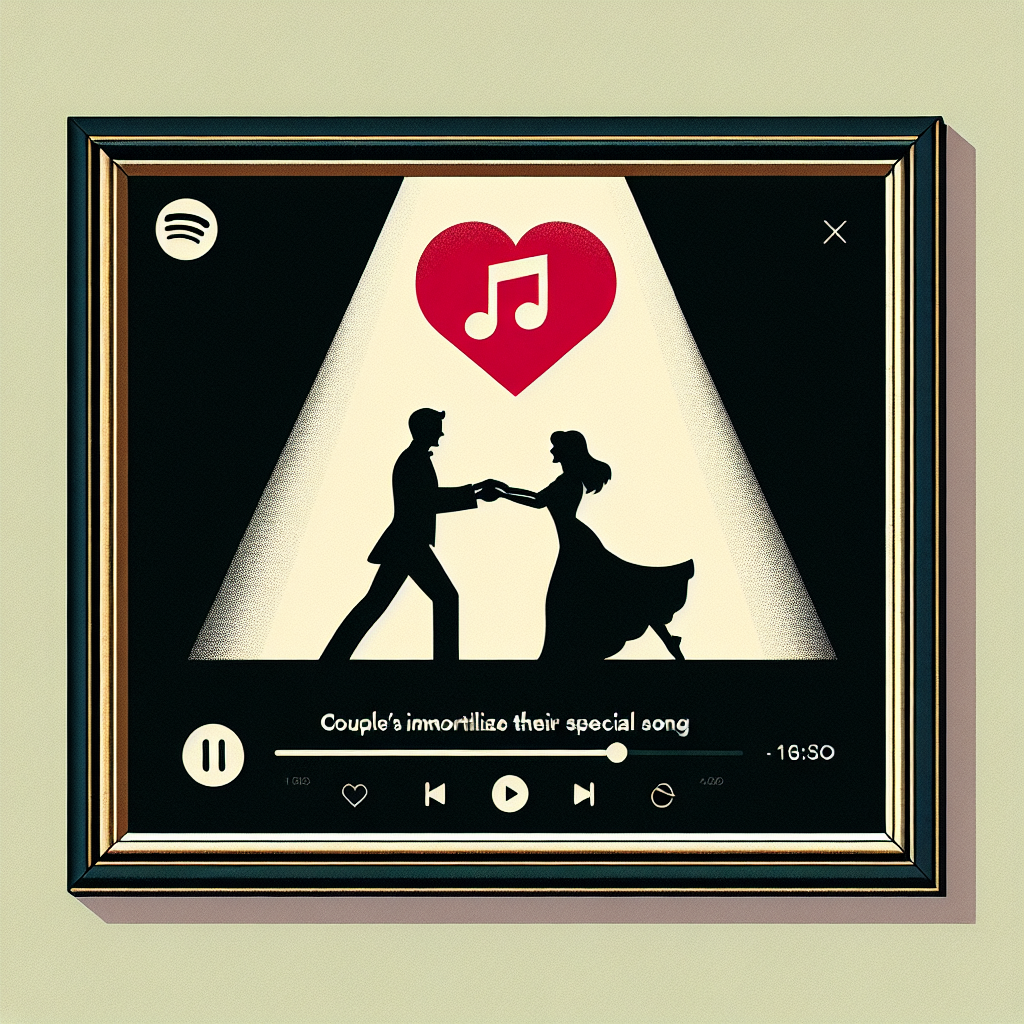 Cuadro Spotify para parejas: inmortaliza su canción especial