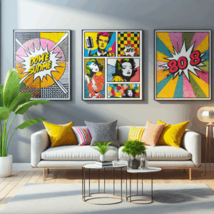 Cuadros de Arte Pop para Añadir Energía a tu Sala