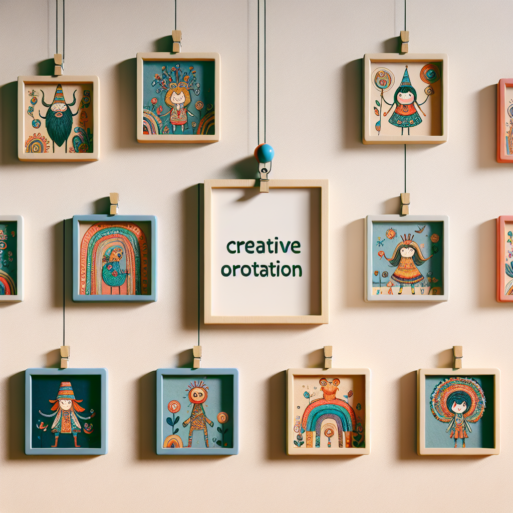 Decoración creativa con cuadros de personajes de Seuss