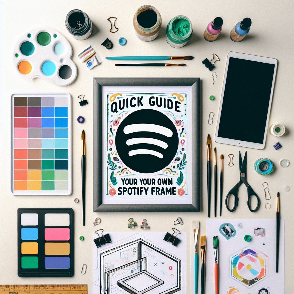 Guía rápida para diseñar tu propio cuadro Spotify
