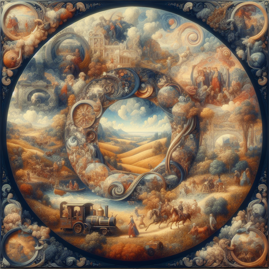 Pinturas que narran historias de su tiempo de manera única