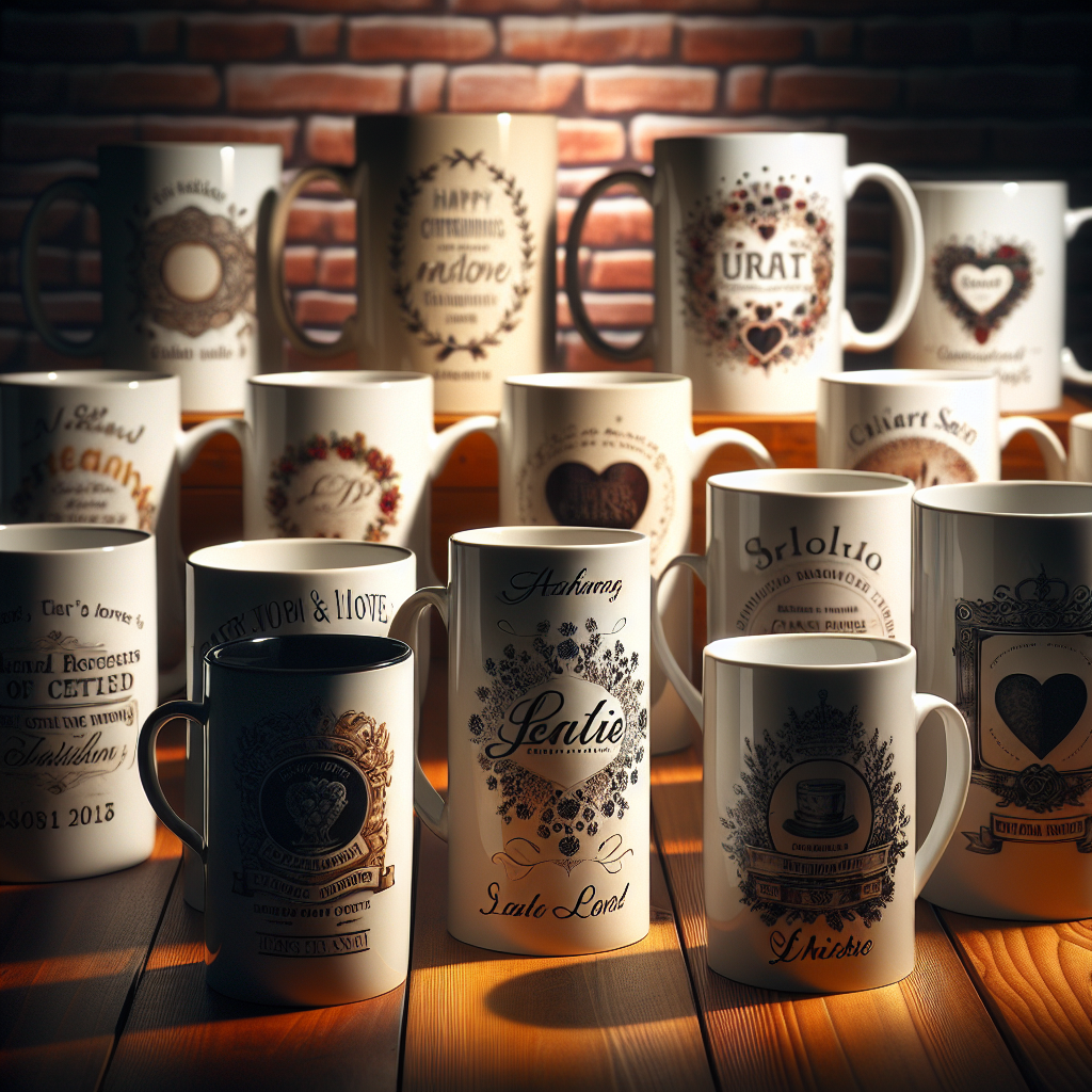 Tazas personalizadas para conmemorar momentos especiales y memorables