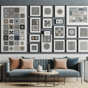 Cómo combinar cuadros aesthetic en una galería de pared