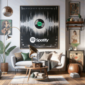 Cuadro Spotify: un recuerdo musical para tu hogar