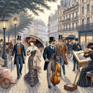 Imágenes que evocan la elegancia de la Belle Époque