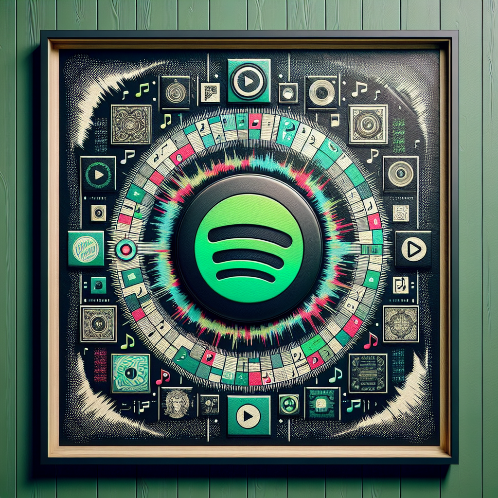 Cuadro Spotify con tu playlist favorita