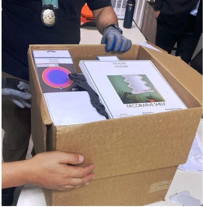 Los Firulais Descubren Drogas Ocultas en Cuadros Decorativos Procedentes de Miami