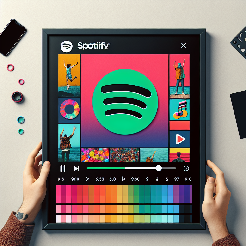 Personaliza tu cuadro Spotify con fotos y colores únicos