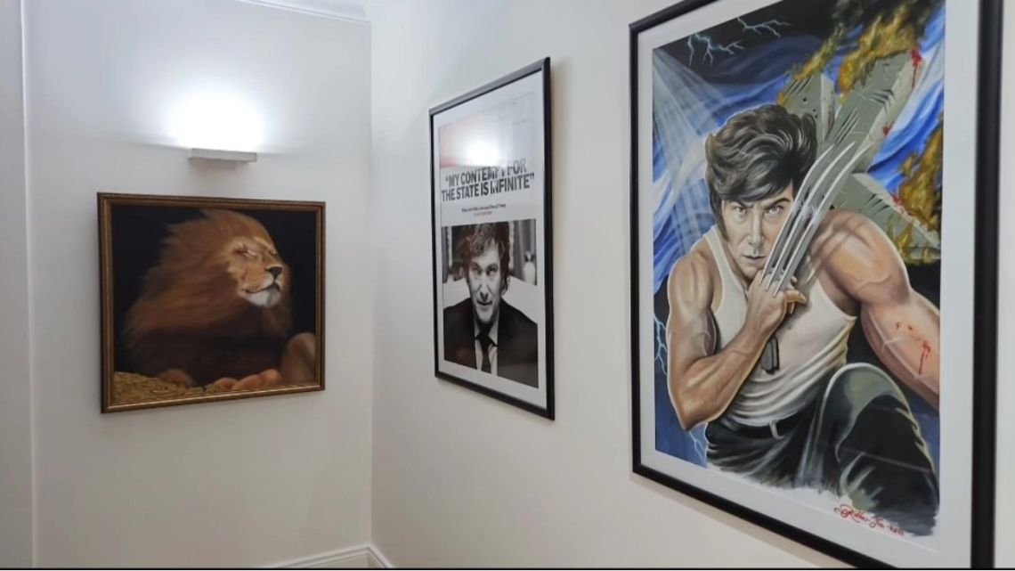Descubre los Impactantes Retratos de Javier Milei en Olivos: La Artista Revela sus Obras Inspiradoras