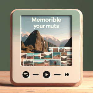 Cuadro Spotify para recordar viajes y momentos especiales