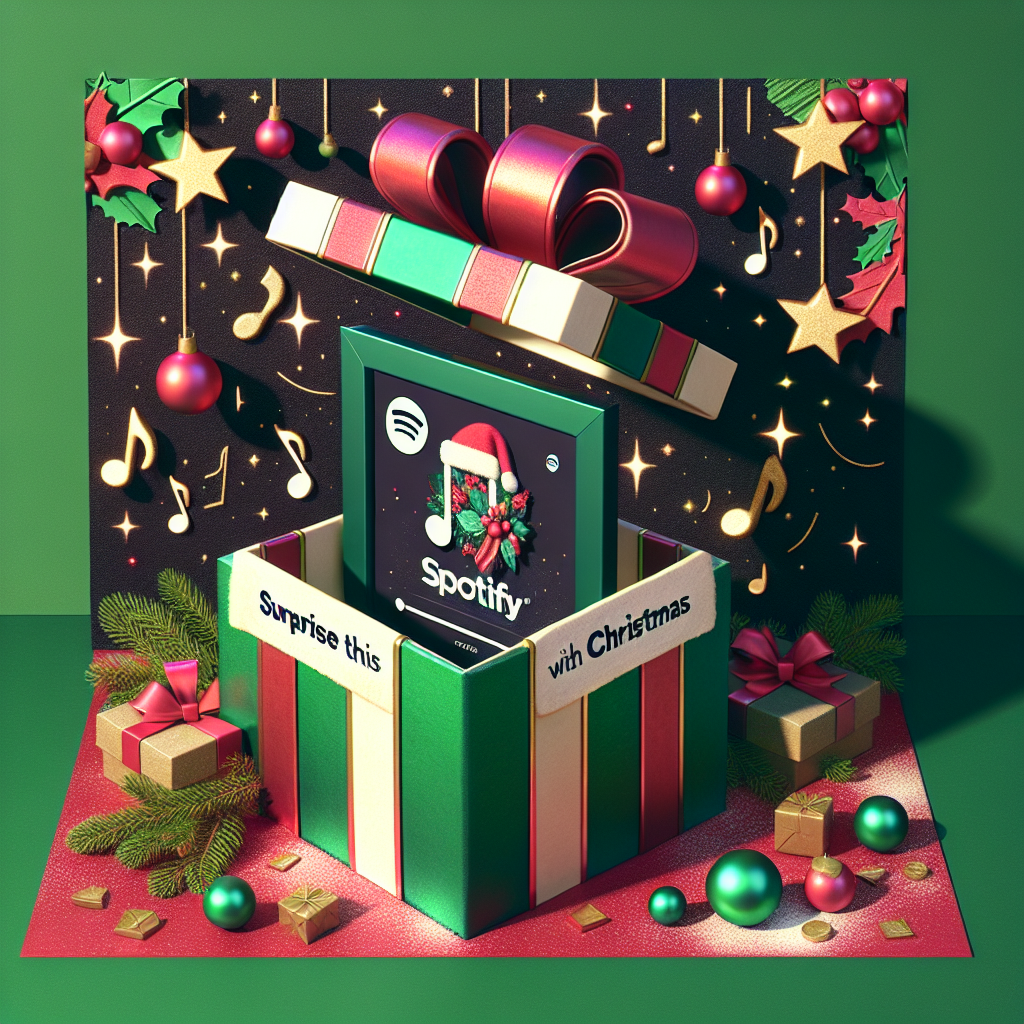 Regala un cuadro Spotify en Navidad y sorprende
