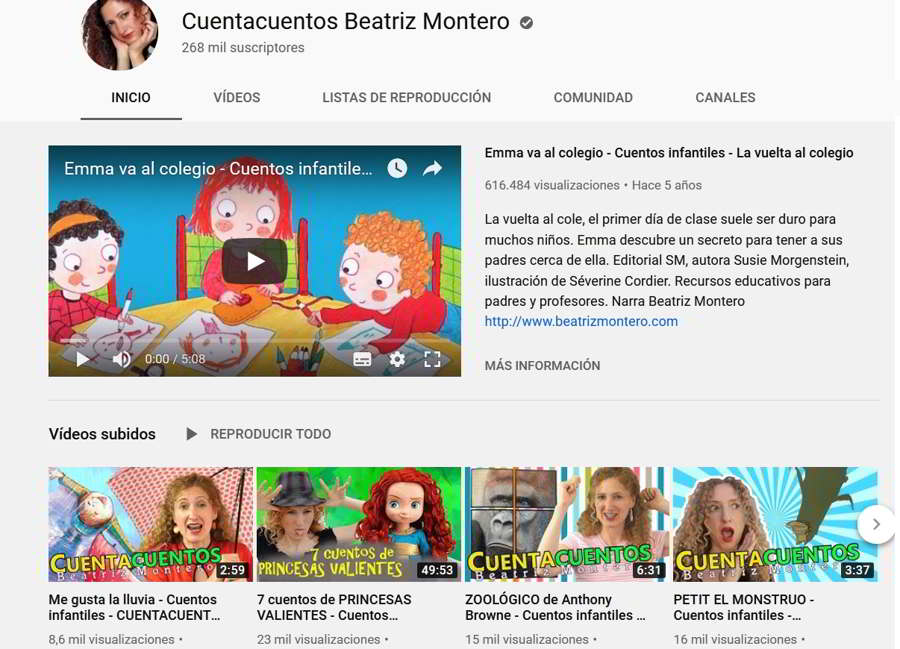 Los 5 Mejores Cuentacuentos en Línea para Ayudar a tus Niños a Dormir Cuentacuentos Beatriz