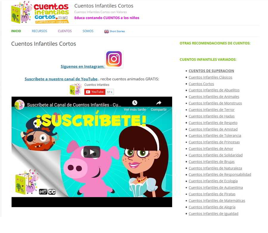 Los 5 Mejores Cuentacuentos en Línea para Ayudar a tus Niños a Dormir Cuentos infantiles cortos