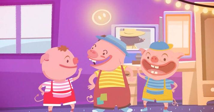 ¡Haz que la hora de dormir sea mágica! Movistar cuenta cuentos para tus hijos Los 3 Cerditos y un Visitante