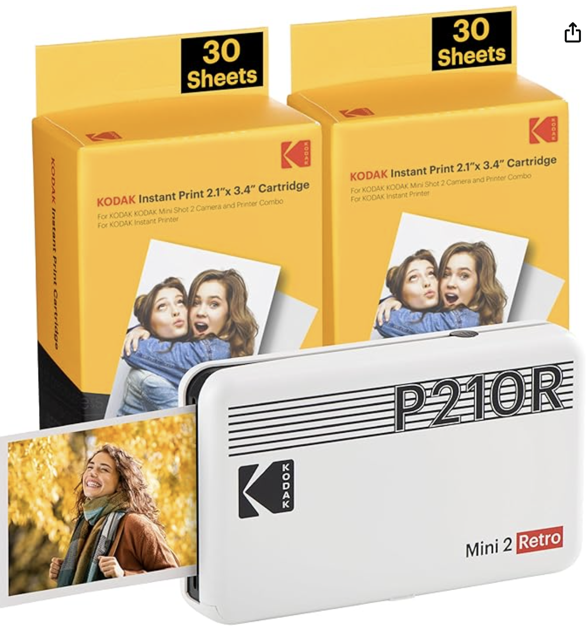 Impresoras Portátiles: La Revolución en la Fotografía Móvil Kodak Mini 2 Retro 4PASS