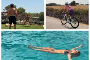 Descubre el Refugio Mediterráneo de Laura Escanes en Menorca: Estilo Marítimo con Rayas, Mimbre y Tejidos Naturales