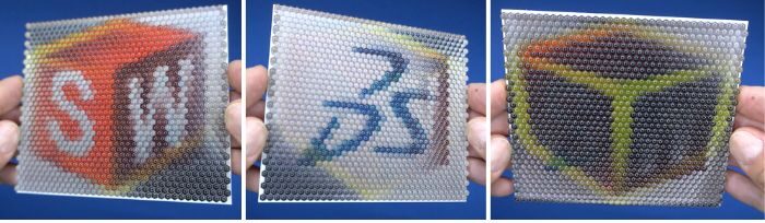 Ejemplo de efecto lenticular