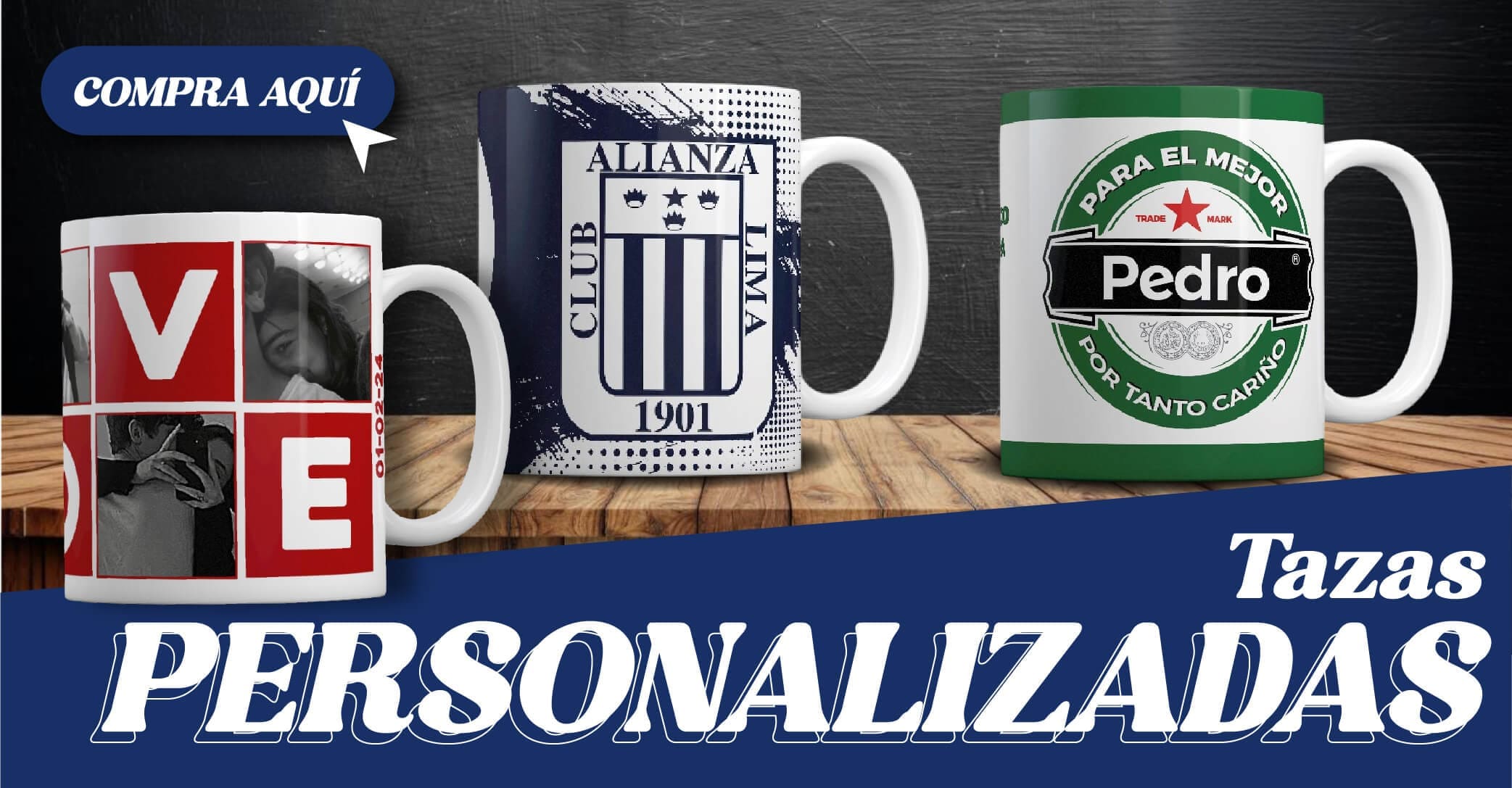 Tazas personalizadas