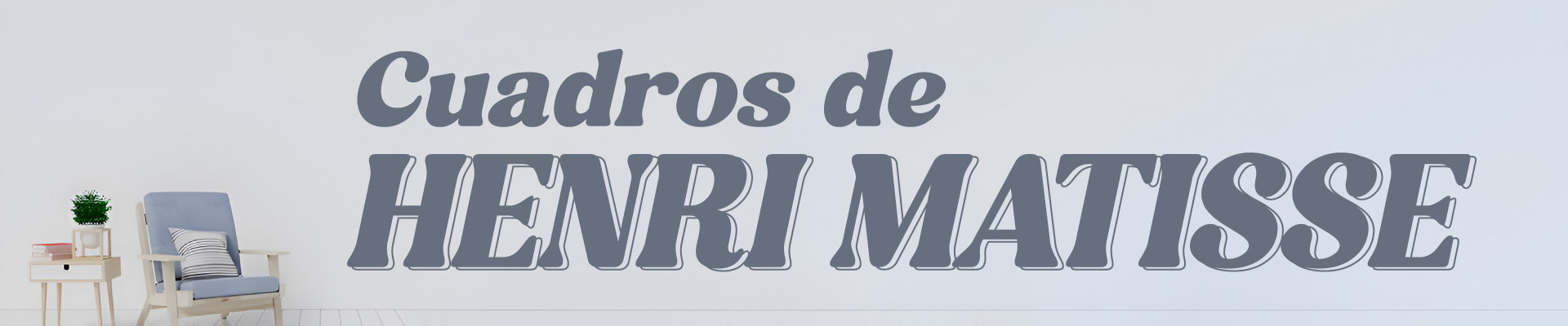 Cuadros de Henri Matisse - Negro - Azul - Azul Marino - Gris - Amarillo