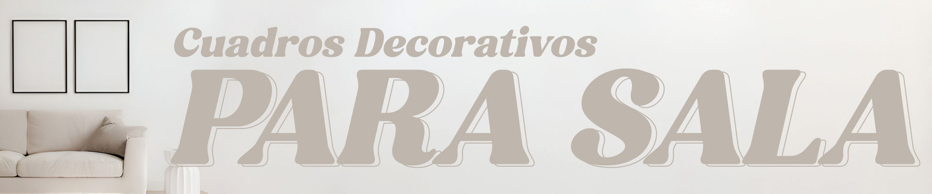 Cuadros decorativos para sala - Multicolor - Crema - Rosado - Naranja