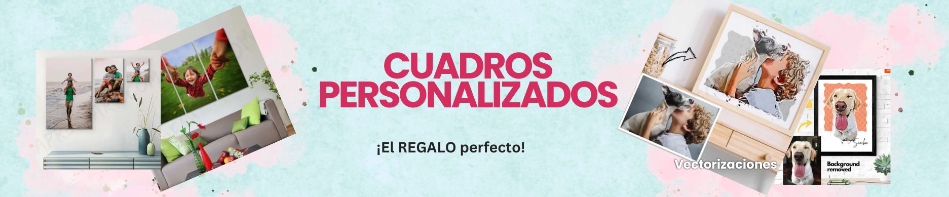 Cuadros Personalizados - Cuarto - Acuarela