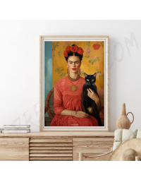 Cuadros de Frida Kahlo - Retrato de Frida Kahlo