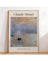 Cuadros de Famosos - Impresión, Sol Naciente de Claude Monet