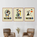 Joan Miró - Maleri Litografi - Set de 3