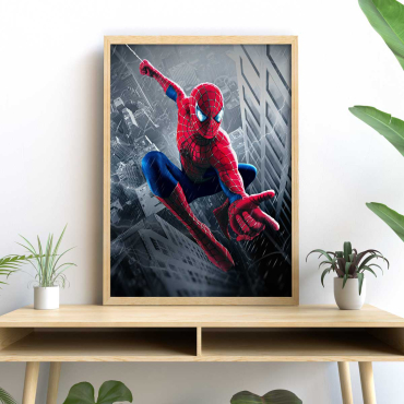 Cuadros de Peliculas - Spiderman Precipitación en Nueva York