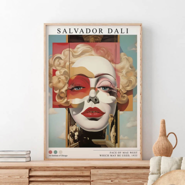 Cuadros de Salvador Dalí - Mujer del Cielo