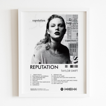 Cuadros Spotify - Reputation Taylor Swift