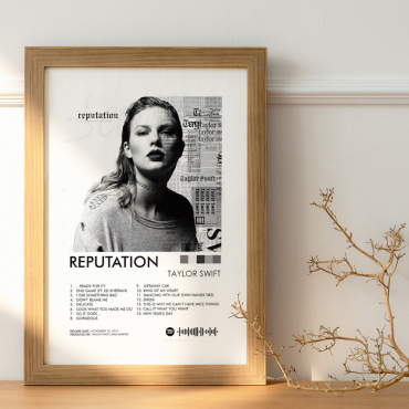 Cuadros Spotify - Reputation Taylor Swift