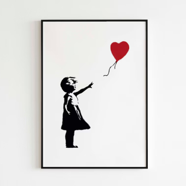 Banksy - Red Balloon Girl