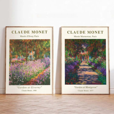 Claude Monet - Grounds - Set de 2