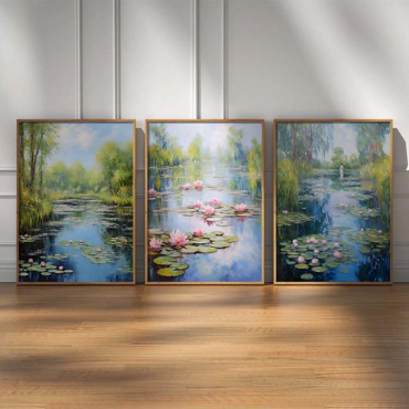 Claude Monet - Repose - Set de 3