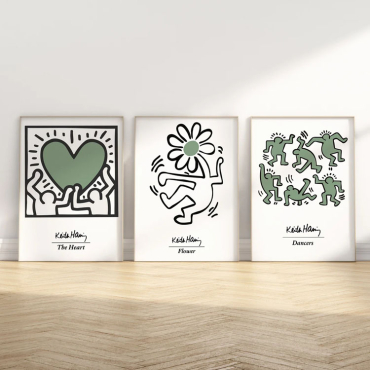 Keith Haring - Passion and Grace - Set de 3