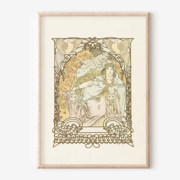 Alphonse Mucha - Faces of Art - Set de 3