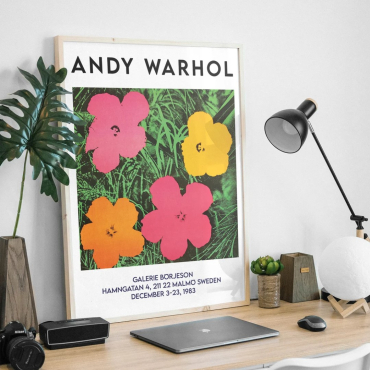 Cuadros de Famosos - Flores de Andy Warhol
