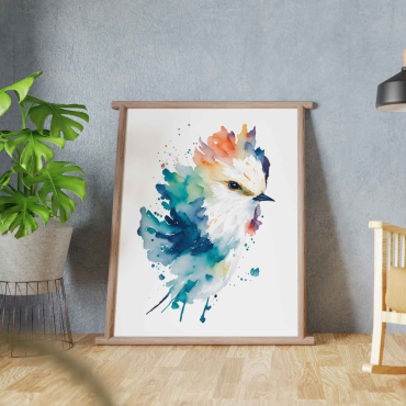 Cuadros de aves: Plumaje Real - Set de 2