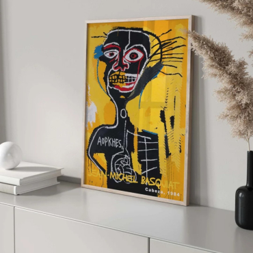 Cuadros de Famosos - Cabeza - Basquiat