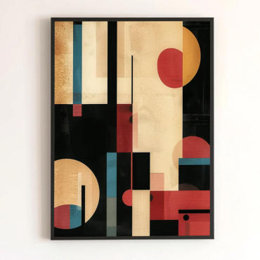 Cuadro Abstracto de Bauhaus