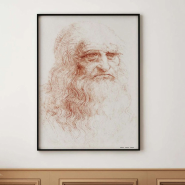 Cuadro de Da Vinci - El Autorretrato