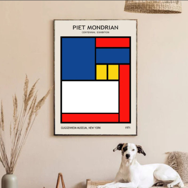 Cuadro de Piet Mondrian - Arte Ecléctico