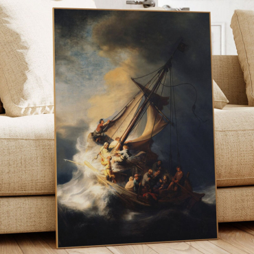 Cuadro de Rembrandt van Rijn - Cristo en la Tormenta en el Mar de Galilea